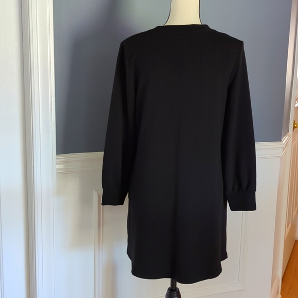 EUC Gap Soft Black Cotton Short Sleeve Shirt Dress – Size M - Picture 7 of 11